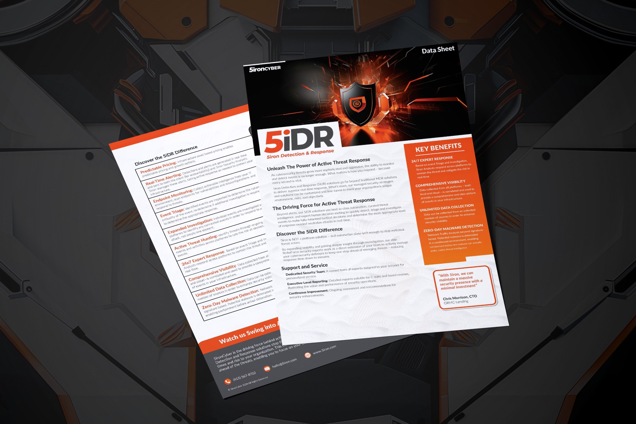 5iDR Data Sheet Layout