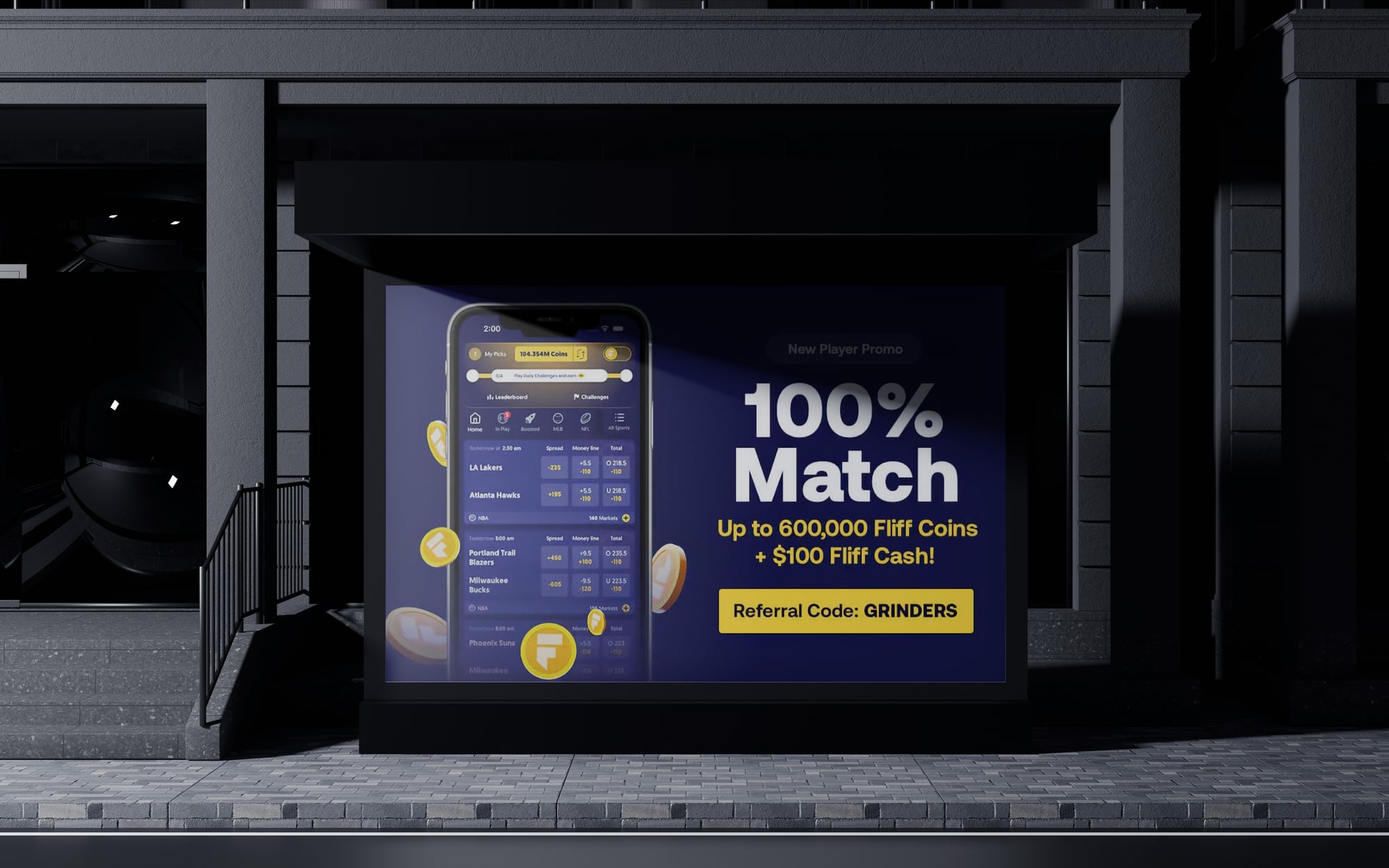 Fliff Digital Billboard Campaign