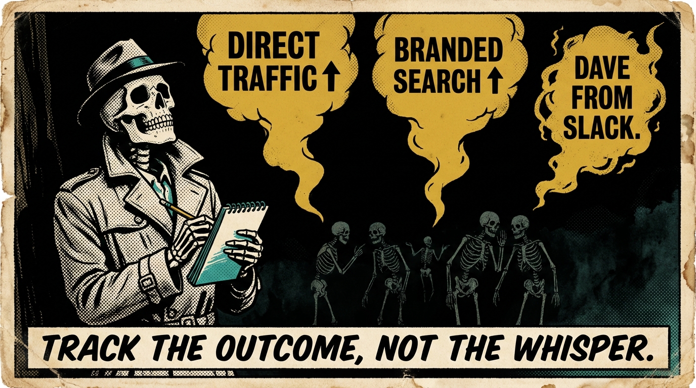 Dark Funnel Analytics Proxy Metrics Dashboard